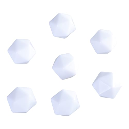 20pcs Leere Blanks Dices Cube 20 Sided Würfel Mit Runden Ecken 20 Mm Acryl Würfel Für Klassenzimmer Brettspielaufkleber von Lerpwige