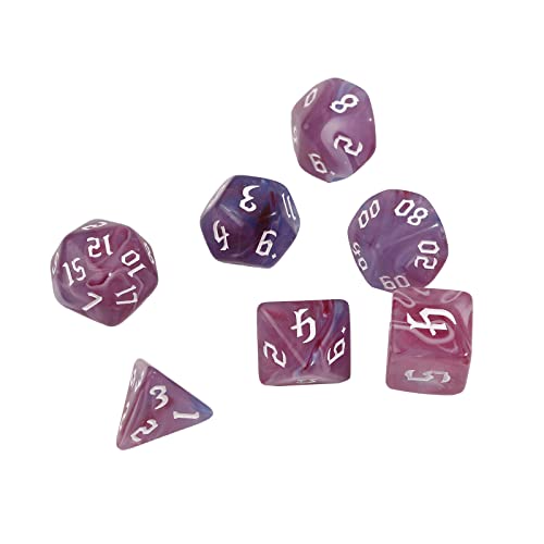 7Pcs D20 Anzahl Polyhedral Würfel Party Familie Pädagogisches Spielzeug Unterhaltung Würfel von Lerpwige