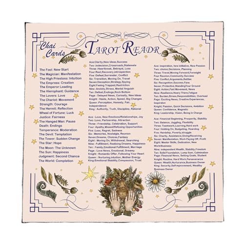 Divinations Tischdecke Lesekarte Astrologys Tarotkarten Tischdecke Altars Stoff Givilation Brettspielzubehör Altäre Tarotkartentuch Divinations Tischdecke Lesekarte Astrologys Tarotkarten Tischdecke Altars Stoff Givilation Brettspielzubehör Altäre Tarotkartentuch von Lerpwige