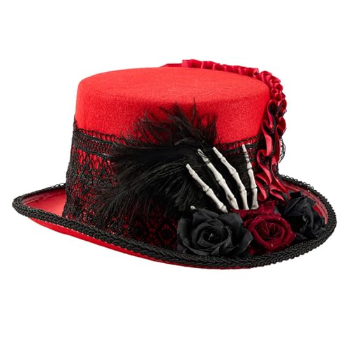 Kopfbedeckung mit viktorianischem Thema, Kopfbedeckung mit dunkler Blume, Skelett-Hand und Spitzen-Design für Erwachsene, Kostüm, Event, Steampunk, Festival-Zubehör Kopfbedeckung mit viktorianischem Thema, Kopfbedeckung mit dunkler Blume, Skelett-Hand und Spitzen-Design für Erwachsene, Kostüm, Event, Steampunk, Festival-Zubehör von Lerpwige