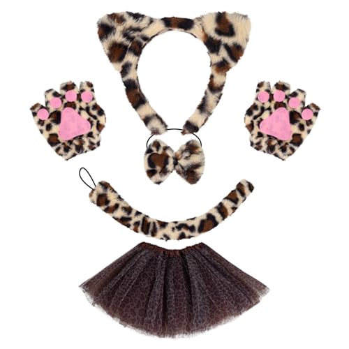 Lerpwige 1//3/4/5/6 Katzen Kostüm Cosplay Katzen Ohr Stirnband Schleifen Schwanz Tutus Aufkleber Halloween Tier Fancy Kostüm Zubehör Tier Cosplay Lerpwige 1//3/4/5/6 Katzen Kostüm Cosplay Katzen Ohr Stirnband Schleifen Schwanz Tutus Aufkleber Halloween Tier Fancy Kostüm Zubehör Tier Cosplay von Lerpwige