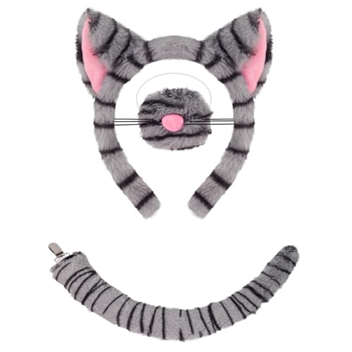 Lerpwige 1//3/4/5/6 Katzen Kostüm Cosplay Katzen Ohr Stirnband Schleifen Schwanz Tutus Aufkleber Halloween Tier Fancy Kostüm Zubehör Tier Cosplay Lerpwige 1//3/4/5/6 Katzen Kostüm Cosplay Katzen Ohr Stirnband Schleifen Schwanz Tutus Aufkleber Halloween Tier Fancy Kostüm Zubehör Tier Cosplay von Lerpwige