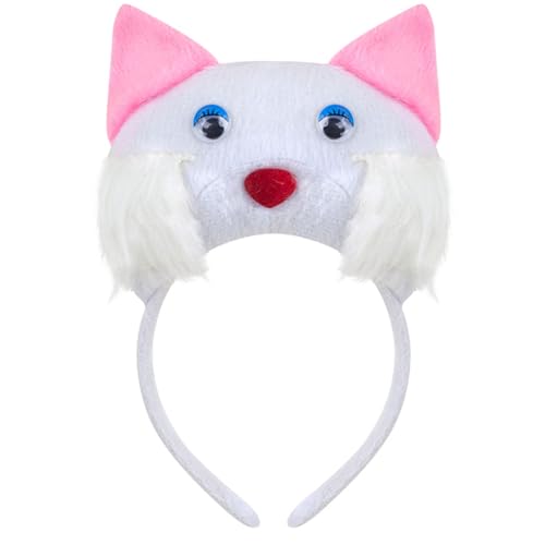 Lerpwige 1/3/4 Katzen Kostüme Cosplay Katzen Ohren Stirnband Bowtie Tail Tutus Rock Set Halloween Animal Fancy Costum Accessoires Kits von Lerpwige