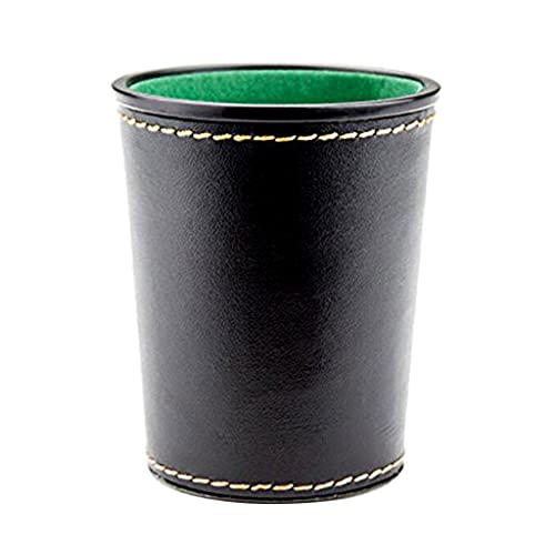 Lerpwige 1 Stück Kunstleder Flanell Dice Cup KTV Unterhaltung Accessoires Entertainment Cup Accessoires | Schwarze Speicherbox Lerpwige 1 Stück Kunstleder Flanell Dice Cup KTV Unterhaltung Accessoires Entertainment Cup Accessoires | Schwarze Speicherbox von Lerpwige