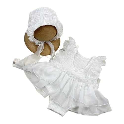 Lerpwige 2pcs/Set Baby Strampler Kleid Mit Passender Kopfbedeckung Dekorativer Fotoshootings Requisiten Für Neugeborene Fotografie Family Geting Baby Kee Lerpwige 2pcs/Set Baby Strampler Kleid Mit Passender Kopfbedeckung Dekorativer Fotoshootings Requisiten Für Neugeborene Fotografie Family Geting Baby Kee von Lerpwige