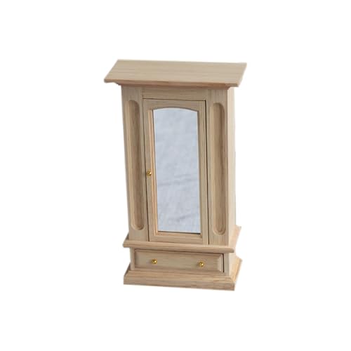 Lerpwige Bildungspuppenhaus Miniaturen Holzgarderobe Spielzeug So Tun Als Realistisches Modell Dressing Holzpuppenhäuser Kleiderschrank Mit Spiegel Lerpwige Bildungspuppenhaus Miniaturen Holzgarderobe Spielzeug So Tun Als Realistisches Modell Dressing Holzpuppenhäuser Kleiderschrank Mit Spiegel von Lerpwige