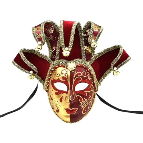 Lerpwige Carnivals Maske Masquerade Maske Halloween Maske Jesters Party Maske Mardi Gras Venezianer Maske Für Die Wanddekoration von Lerpwige