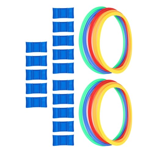 Lerpwige Childrens Body Flexible Training Hoops Sensorische Entwicklung Hopscotching Spielzeug Mit Steckern Für Outdoor Spiele 10rings Kinderkörperkoordination Spielzeug Lerpwige Childrens Body Flexible Training Hoops Sensorische Entwicklung Hopscotching Spielzeug Mit Steckern Für Outdoor Spiele 10rings Kinderkörperkoordination Spielzeug von Lerpwige