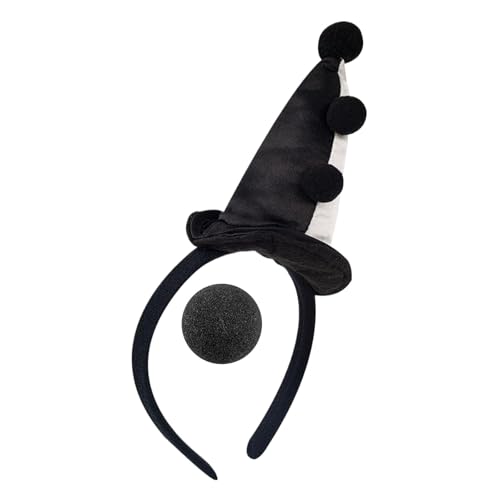 Lerpwige Clown-Accessoire mit Stirnbändern und Nase, lustiges Kostümzubehör für verschiedene Altersgruppen und Festival-Anlässe, Aufführungen Zubehör Lerpwige Clown-Accessoire mit Stirnbändern und Nase, lustiges Kostümzubehör für verschiedene Altersgruppen und Festival-Anlässe, Aufführungen Zubehör von Lerpwige