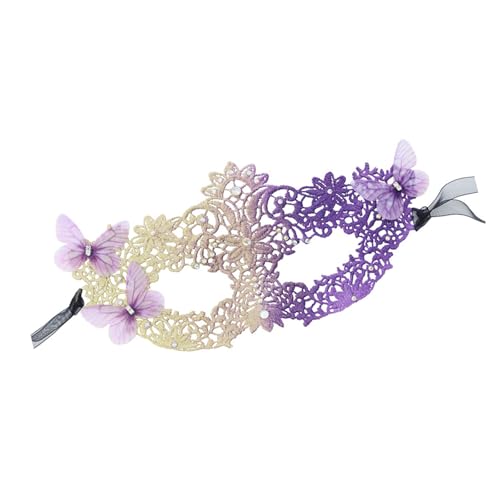 Lerpwige Damen-Maske mit Strasssteinen, Ball, Abschlussball, Venezianerparty, halbes Gesicht, Spitze, Augenmaske, Karneval, Venezianerparty, Abschlussball, Ball Lerpwige Damen-Maske mit Strasssteinen, Ball, Abschlussball, Venezianerparty, halbes Gesicht, Spitze, Augenmaske, Karneval, Venezianerparty, Abschlussball, Ball von Lerpwige