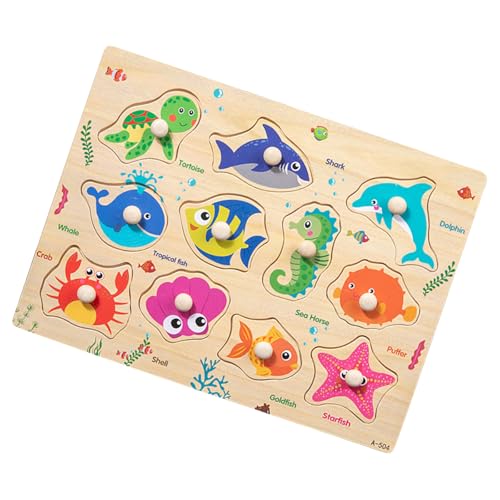 Lerpwige Hölzerne Rätsel Für Kinder Vorschulalter Landwirtschaftliche/Meeresleben Themen Mit Peg Stücke Fun Table Game Hand Augenkoordination Spielzeug Lerpwige Hölzerne Rätsel Für Kinder Vorschulalter Landwirtschaftliche/Meeresleben Themen Mit Peg Stücke Fun Table Game Hand Augenkoordination Spielzeug von Lerpwige