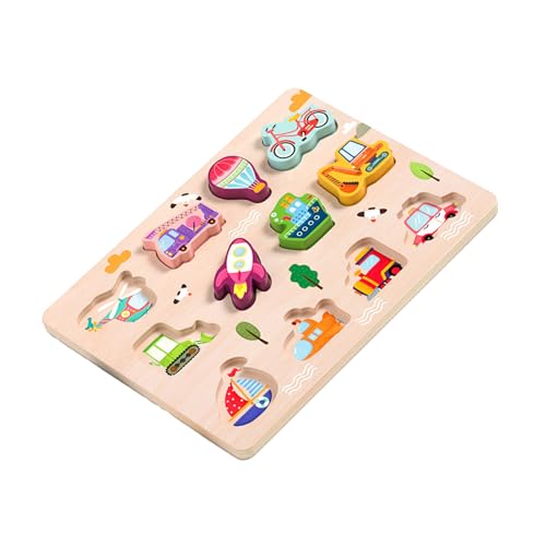Lerpwige Holzgemüse Tiere Fahrzeug Obst Puzzle Für Kinder Von 3-6 Jahren Peg Hand Game Baby Grip Motor Skills Toy Lerpwige Holzgemüse Tiere Fahrzeug Obst Puzzle Für Kinder Von 3-6 Jahren Peg Hand Game Baby Grip Motor Skills Toy von Lerpwige