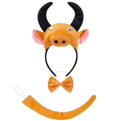 Lerpwige Hundekostüm-Set mit Ohren, Stirnband, Schwanz, Schleifen, für Halloween, Weihnachten, Cosplay, Cosplay Lerpwige Hundekostüm-Set mit Ohren, Stirnband, Schwanz, Schleifen, für Halloween, Weihnachten, Cosplay, Cosplay von Lerpwige