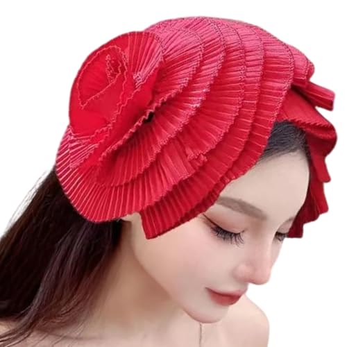 Lerpwige Lady Fascinator Stirnband Elagant Hairband Kopfschmuck Für Make Up Party Maskeraden Flapper Cosplay Haarzubehör von Lerpwige