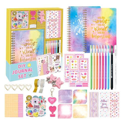 Lerpwige Mädchen-Scrapbook und Schreibwaren-Set für Mädchen von 5–12 Jahren für Geburtstage und Feiertage, Geburtstagsgeschenke Lerpwige Mädchen-Scrapbook und Schreibwaren-Set für Mädchen von 5–12 Jahren für Geburtstage und Feiertage, Geburtstagsgeschenke von Lerpwige