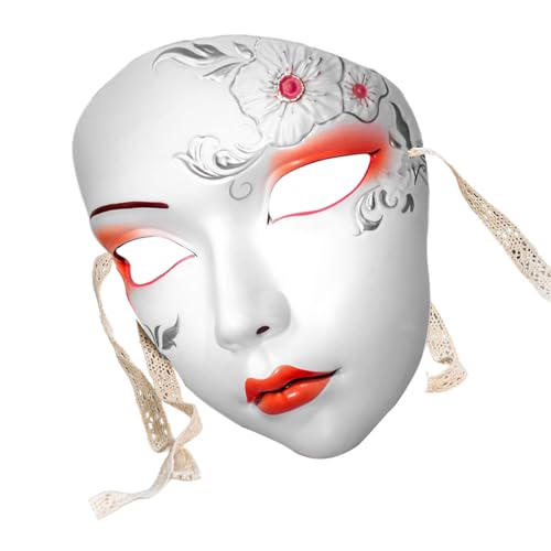 Lerpwige Maskerade, handbemalt, Halloween, chinesisches traditionelles Bühnenspiel, Halloween, Cosplay, Zubehör für Frauen, Fotografie Lerpwige Maskerade, handbemalt, Halloween, chinesisches traditionelles Bühnenspiel, Halloween, Cosplay, Zubehör für Frauen, Fotografie von Lerpwige