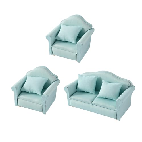 Lerpwige Miniaturtuch Couch Set Für 1/12 Skala Dollhouses Möbel Für Wohnzimmerszene Display Landschaftseinstellungen Miniaturcouch Mit Kissen Lerpwige Miniaturtuch Couch Set Für 1/12 Skala Dollhouses Möbel Für Wohnzimmerszene Display Landschaftseinstellungen Miniaturcouch Mit Kissen von Lerpwige