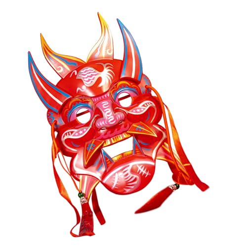 Lerpwige Nuo Operas Handbemalte chinesische Opern Maskerade Party Halloween Cosplay für Frauen Männer Geschenke handbemalt Nuo Lerpwige Nuo Operas Handbemalte chinesische Opern Maskerade Party Halloween Cosplay für Frauen Männer Geschenke handbemalt Nuo von Lerpwige