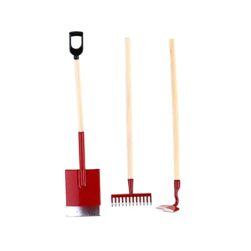 Lerpwige Packung Von 3 Miniaturgartenwerkzeugen Schaufel Hacke Set Für 1/12 Puppenhäuser Perfekt Für Realistische Landschaftsbaudekorationen Dollhouses Decors Lerpwige Packung Von 3 Miniaturgartenwerkzeugen Schaufel Hacke Set Für 1/12 Puppenhäuser Perfekt Für Realistische Landschaftsbaudekorationen Dollhouses Decors von Lerpwige