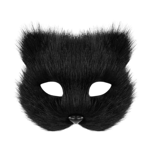 Lerpwige Plüschtier pelzige Katzen halbes Gesicht für Erwachsene Maskerade Halloween Party Cosplay Kostüm Zubehör Brillen Cosplay Requisiten Lerpwige Plüschtier pelzige Katzen halbes Gesicht für Erwachsene Maskerade Halloween Party Cosplay Kostüm Zubehör Brillen Cosplay Requisiten von Lerpwige