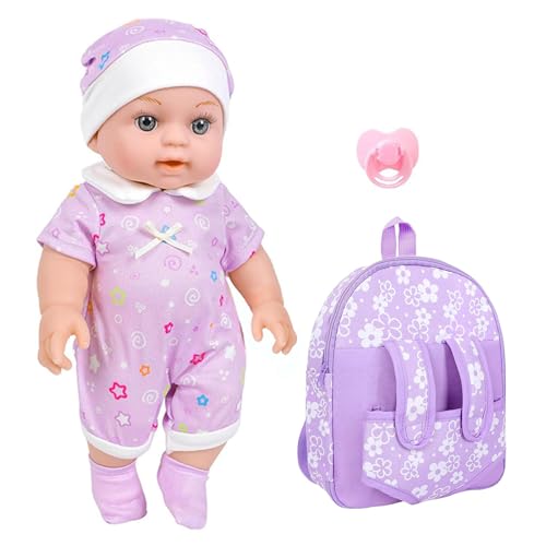 Lerpwige Realistische Babypuppen Wiedergeborene Spielzeug Mit Mode Jumpsuit Und Blumenmuster Rucksack Urgroßmutter Erziehungsspiel Spielzeugpuppen Tun Vor Wiedergeborene Zu Spielen Lerpwige Realistische Babypuppen Wiedergeborene Spielzeug Mit Mode Jumpsuit Und Blumenmuster Rucksack Urgroßmutter Erziehungsspiel Spielzeugpuppen Tun Vor Wiedergeborene Zu Spielen von Lerpwige