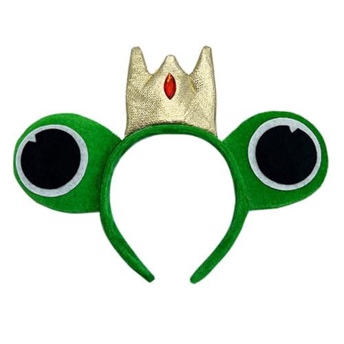 Lerpwige Stilvolle Frösche, Kopfschmuck, Bälle, Geburtstag, Haarbänder, lustige Kopfbedeckung, Halloween, Krone, entzückende Haar-Kopfbedeckung, Plüschfrösche Lerpwige Stilvolle Frösche, Kopfschmuck, Bälle, Geburtstag, Haarbänder, lustige Kopfbedeckung, Halloween, Krone, entzückende Haar-Kopfbedeckung, Plüschfrösche von Lerpwige