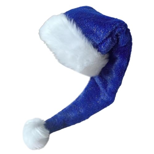 Lerpwige Weihnachten Kopfbedeckung Kappe Verdicken Plüsch Die Feiertage Outfits Cosplay Santa von Lerpwige