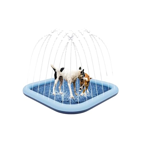 Quadratisches PVC-Wassersprinkler-Pad für Kinder und Haustiere mit einstellbarem Wasserfluss, rutschfeste Oberflächen für Outdoor-Spielen, sichere Spritzmatte für Kinder und Haustiere Quadratisches PVC-Wassersprinkler-Pad für Kinder und Haustiere mit einstellbarem Wasserfluss, rutschfeste Oberflächen für Outdoor-Spielen, sichere Spritzmatte für Kinder und Haustiere von Lerpwige