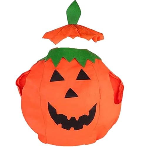 Les Cotillons D'Alsace Kürbis-Kostüm für Kinder, 6-10 Jahre I Halloween-Kostüm, Orange und Grün, 2-teilig, Tunika, ärmellos, Hut, Mädchen, Jungen Les Cotillons D'Alsace Kürbis-Kostüm für Kinder, 6-10 Jahre I Halloween-Kostüm, Orange und Grün, 2-teilig, Tunika, ärmellos, Hut, Mädchen, Jungen von Les Cotillons D'Alsace