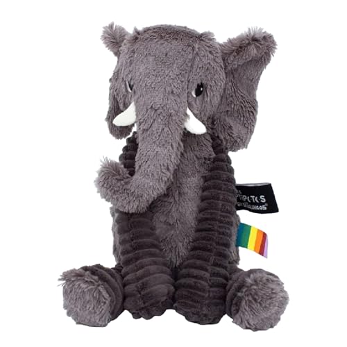 Les Déglingos PTIPOTOS by Dimoitou L'Elephant grau – Plüschtier Baby sehr weich – Geschenkidee zur Geburt – 35 cm von LES DÉGLINGOS