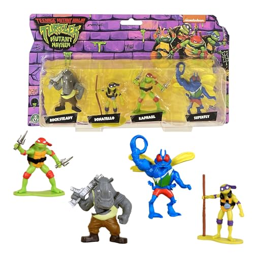 Les Tortues Ninja, Figur, 5 cm, Darstellung der Figuren, zufälliges Modell, für Kinder ab 4 Jahren, TU829 von Les Tortues Ninja