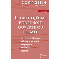 Fiche de lecture Il faut qu'une porte soit ouverte ou fermée (Analyse littéraire de référence et résumé complet) von Les éditions du Cénacle