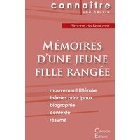 Fiche de lecture Mémoires d'une jeune fille rangée de Simone de Beauvoir (Analyse littéraire de référence et résumé complet) von Les éditions du Cénacle