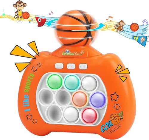 Quick Push Game Fidget Toys Pro für Kinder & Erwachsene, Handheld-Spiel, Bubble Pop Game, schnelle Puzzle-Spielmaschine, Push Bubble Stress Spielzeug, Geschenk für Jungen, Mädchen, Teenager von Lesipee