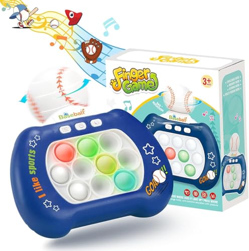 Quick Push Game Fidget Toys Pro für Kinder & Erwachsene, Pop Fidget-Spielzeug Handheld-Spiel, schnelle Puzzle-Spielmaschine, Push-Bubble-Stress-Spielzeug, Geschenk für Jungen, Mädchen, Teenager von Lesipee