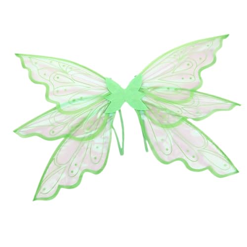 Lesunbak Sparkly Fairy Wings, Angel Wings For Women, Fairy Wings For Adults Women, Fairy Princess Wings, Halloween Christmas Fairy Costume Fancy Dress von Lesunbak