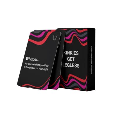 Kinkies Get Legless Drinking Card Games- What's Played in the Room Stays in the Room Drink or Dare Game- Lustige, brutale Trinkspiele für Erwachsenenpartys, Junggesellinnenabschied oder andere Partys von Let's Get Legless