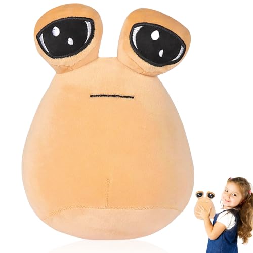 Lets Joy Alien Pou Plüschspielzeug, Pou Kuscheltier, My Pet Alien Pou Plüschpuppe, Alien Pou Plüschtier, Kinder Pou Plüsch Spielzeug, Kawaii Alien Stuffed, Geschenk Spielzeug Schlafzimmer Deko von Lets Joy