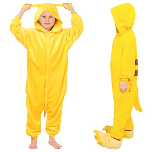 Lets Joy Jumpsuit Kostüm Kinder, Pyjama Jumpsuit, Cosplay Kostüme Kinder, Karneval Kostüme für Kinder, Karneval Kostüm Mottoparty, Jungen Mädchen Karnival Tier Kostüm Cosplay Kinder von Lets Joy