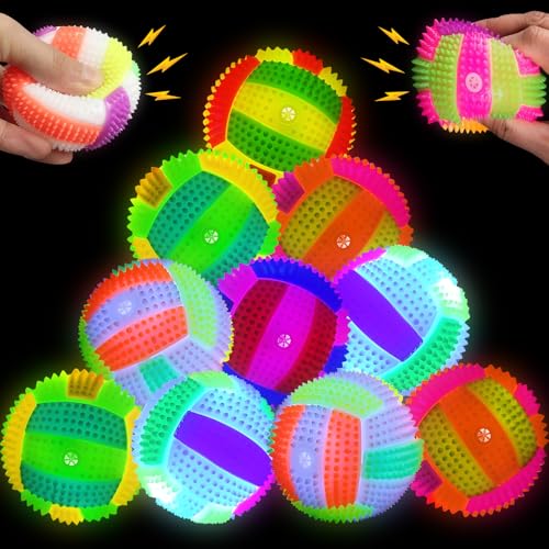 Lets Joy Party Mitgebsel Kindergeburtstag, 12 Stück Volleyball Leuchtend Kinder, Geräusch LED Leuchtspielzeug Kinder, Party Favors Kleine Volleyball Party Geschenke Schule Spiele Lets Joy Party Mitgebsel Kindergeburtstag, 12 Stück Volleyball Leuchtend Kinder, Geräusch LED Leuchtspielzeug Kinder, Party Favors Kleine Volleyball Party Geschenke Schule Spiele von Lets Joy