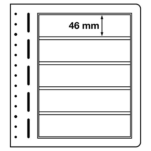 Leuchtturm Blankoblätter, 5er Einteilung, 190x 46 mm von LEUCHTTURM1917