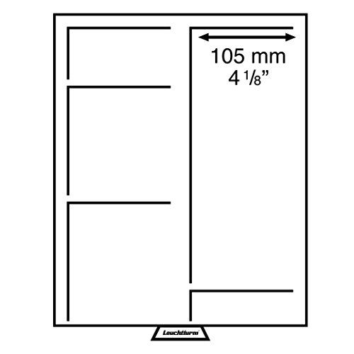 Leuchtturm 322066 Münzbox XL - Flexible Facheinteilung, Innenformat: 105 x flexibel x 22 mm, eckige Fächer - Rauchfarben von Leuchtturm