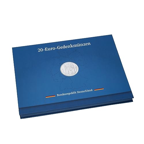 Leuchtturm 361752 Münzkassette für 20 dt. 20-Euro-Gedenkmünzen in Kapseln - ohne Münzen und Kapseln von Leuchtturm