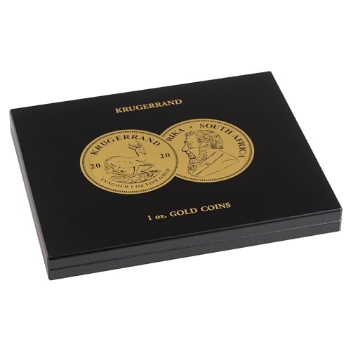 Leuchtturm 363743 Münzkassette VOLTERRA für 30 Goldmünzen Krügerrand in Kapseln - für 1 Oz/Unzen von Leuchtturm