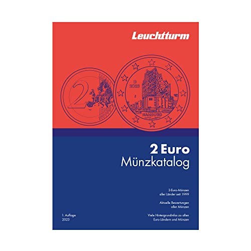 Leuchtturm 368913 2-Euro-Katalog 2023 – Deutsch, Leitfaden für Euro-Münzen-Sammler – seit 1999 von Leuchtturm