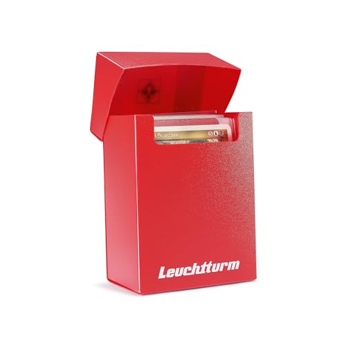 Leuchtturm 370120 TCG Deck Box - Gaming - für bis zu 100 Trading Cards Sammelkarten in Sleeves - Sleeves nicht enthalten von Leuchtturm