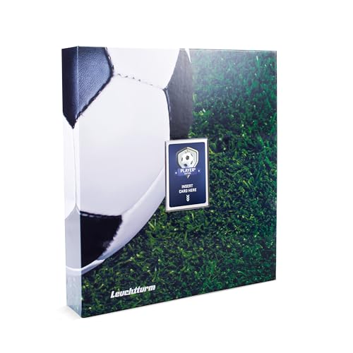 Leuchtturm 371660 Fußball Sammelkartenalbum Pro Franz - Für bis zu 315 Karten - Inkl. Stickerset mit Landesflaggen und Jahreszahlen - Hüllen nicht enthalten von Leuchtturm