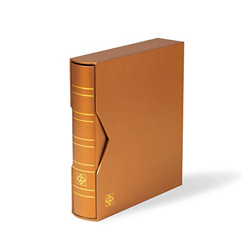 Leuchtturm Ringbinder Optima, Classic-Design, inkl. Schutzkassette, Bronze von Leuchtturm