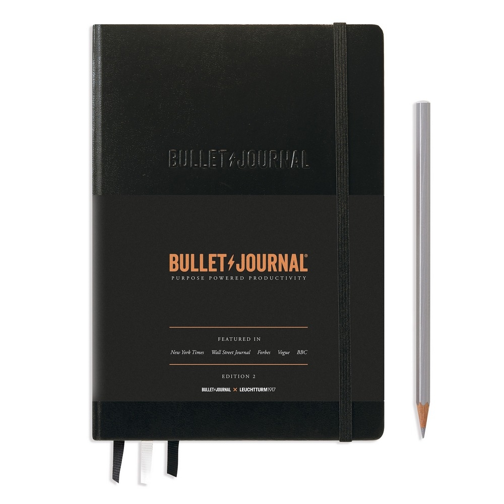 Leuchtturm1917 Bullet Journal Notizbuch Medium A5 schwarz - Edition 2 von Leuchtturm1917