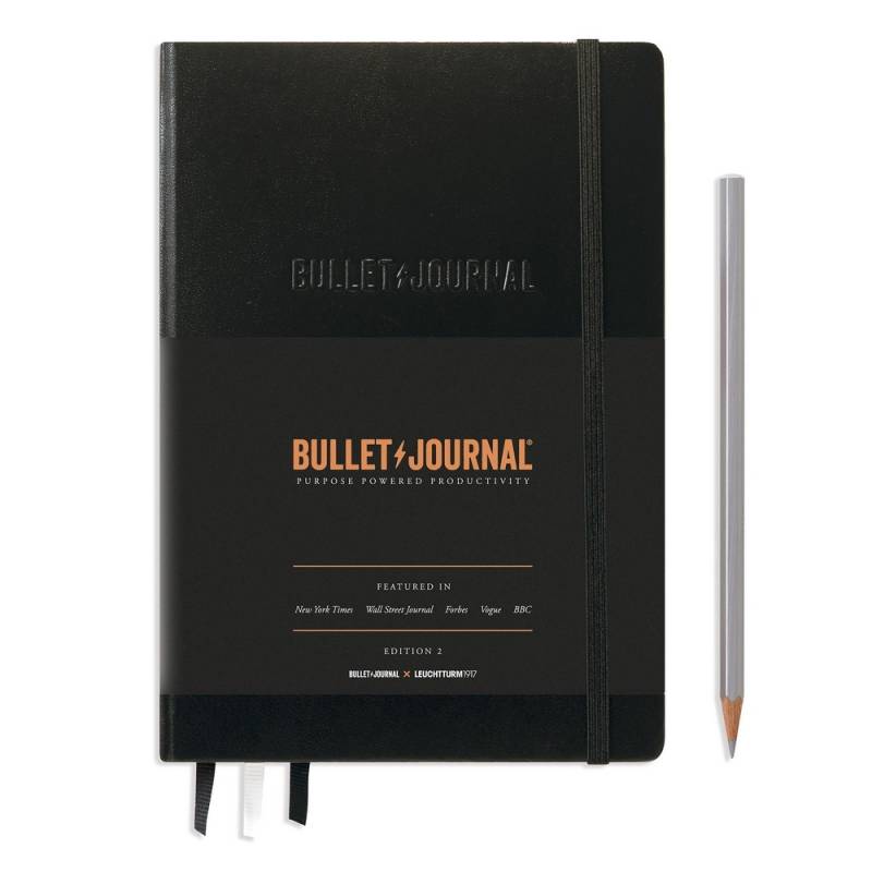 Leuchtturm1917 Bullet Journal Notizbuch Medium A5 schwarz - Edition 2 von Leuchtturm1917